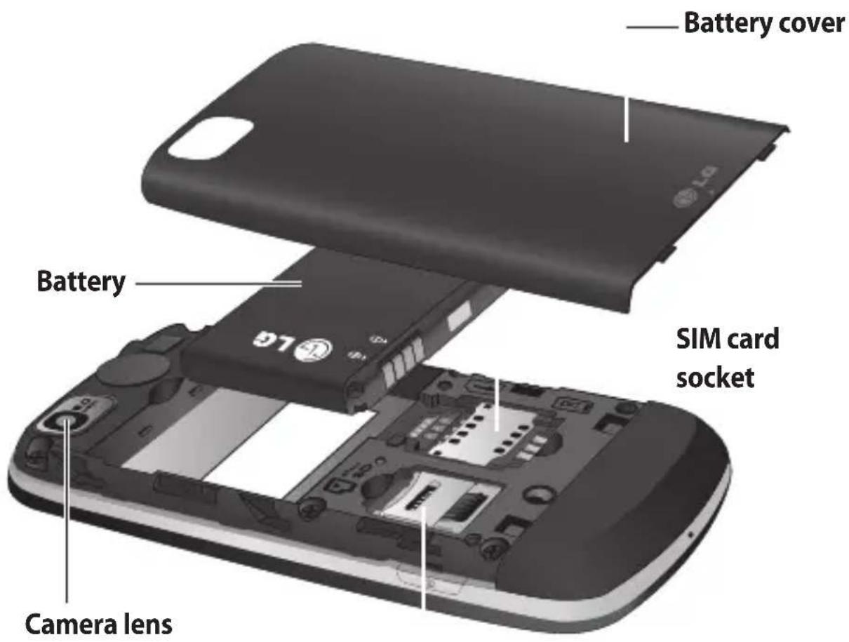 LG GW525GX - Open view - 2