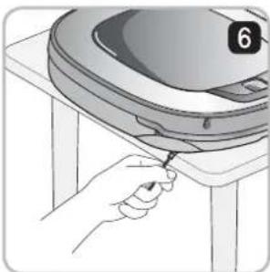 LG VR34406LV - Reemplazo de los cepillos laterales - 6