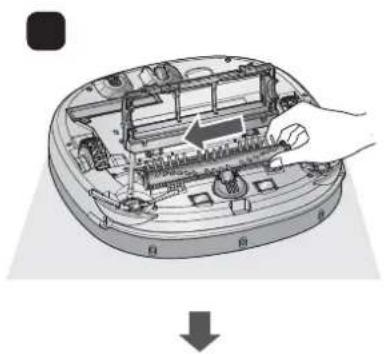 LG VR34406LV - Upon a voice message, "Please remove foreign material from the brushes on the bottom." - 3