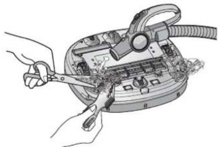 LG VR34406LV - LIMPIEZA DE LOS CEPILLOS LATERALES - 1