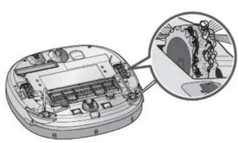 LG VR34406LV - Upon a voice message, "Please remove foreign material on the left/right wheel." - 1