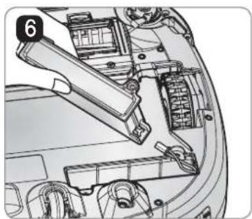 LG VR34406LV - Montage/démontage de la batterie - 6