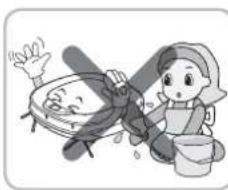 LG VR34406LV - Do not put sharp objects into the opening of the Robot Cleaner's ultrasonic sensors. - 1