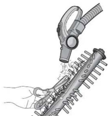LG VR34406LV - Nettoyage du filtre du BAC à poussières - 15