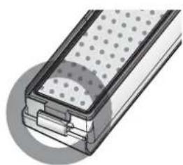 LG VR34406LV - Nettoyage du filtre du BAC à poussières - 8