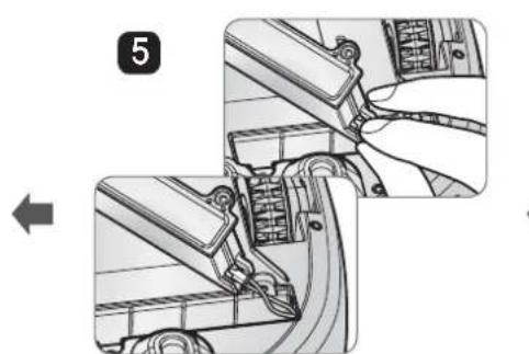 LG VR34406LV - Ensamblado y desensamblado de la bateria - 5