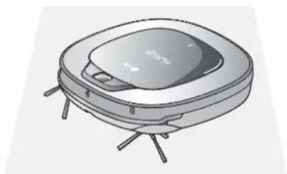 LG VR34406LV - Beim Erhalt der Sprachnachricht: "Der HomBot kann die Reinigung nicht fortsetzen.itte das Umfeld prufen." - 2