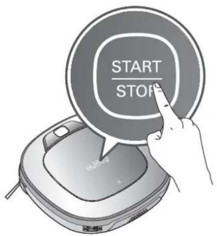 LG VR34406LV - Die Tasten am HomBot verwenden - 1