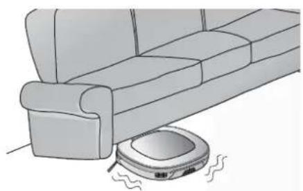 LG VR34406LV - "Robot cleaner cannot continue cleaning. Please check the area around Robot Cleaner." - 1