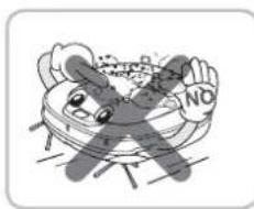 LG VR34406LV - Do not put water, detergent, etc. into or onto the Robot Cleaner. - 1