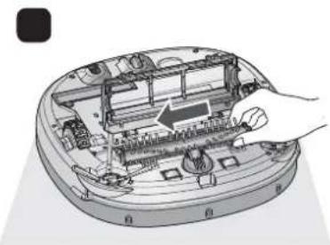 LG VR34406LV - Al messaggio vocale, "Togliere qualsiasi materiale estraneo alla spazzola centrale di HomBot." - 4