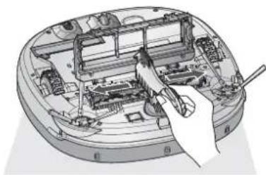LG VR34406LV - Nettoyage du filtre du BAC à poussières - 12