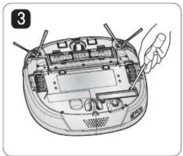LG VR34406LV - De/- Montage des Akkus - 5