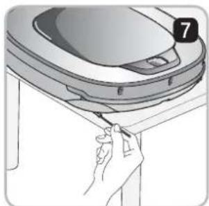 LG VR34406LV - Reemplazo de los cepillos laterales - 7