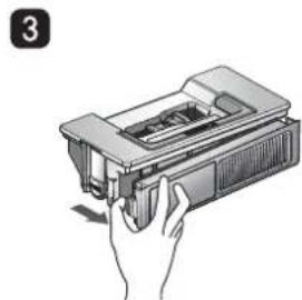 LG VR34406LV - REINIGUNG DES STAUBBEHÄLTERS - 3