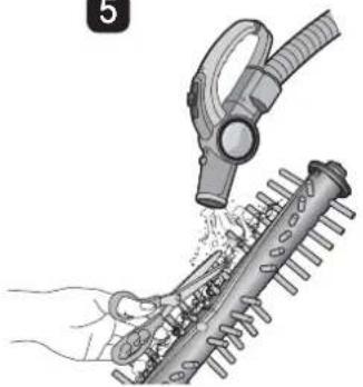 LG VR34406LV - Al messaggio vocale, "Togliere qualsiasi materiale estraneo alla spazzola centrale di HomBot." - 5