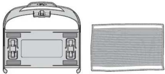 LG VR34406LV - Utilisation de la lingette microfibre (en OPTION) - 2