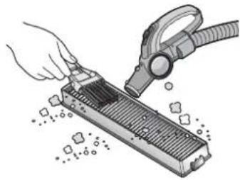 LG VR34406LV - REINIGUNG DES FILTERS AM STAUBBEHÄLTER - 4