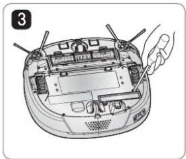LG VR34406LV - Smontaggio/montaggio della batteria - 5