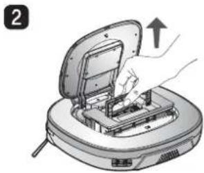 LG VR34406LV - Nettoyage du BAC à poussières - 2