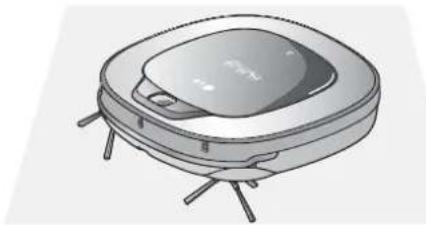 LG VR34406LV - "The wheels are not touching the floor. Please move Robot cleaner onto flat floor." - 2