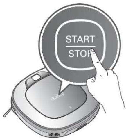 LG VR34406LV - Using the buttons on the Robot Cleaner - 1