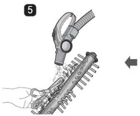 LG VR34406LV - Upon a voice message, "Please remove foreign material from the brushes on the bottom." - 4