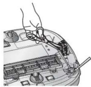 LG VR34406LV - Upon a voice message, "Please remove foreign material on the left/right wheel." - 2