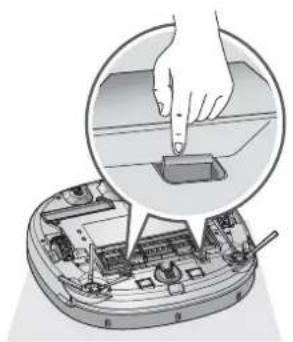 LG VR34406LV - Nettoyage du filtre du BAC à poussières - 11