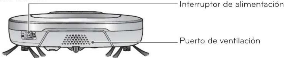 LG VR34406LV - DESCRIPCION DE LAS PIEZAS: Robot de limpieza - 3