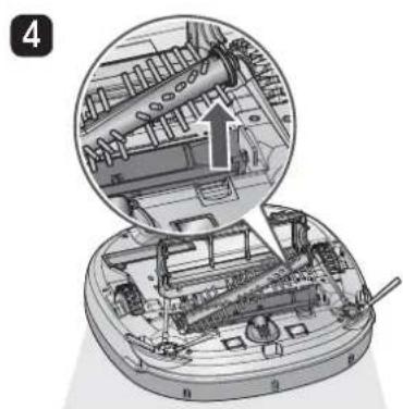 LG VR34406LV - Upon a voice message, "Please remove foreign material from the brushes on the bottom." - 5