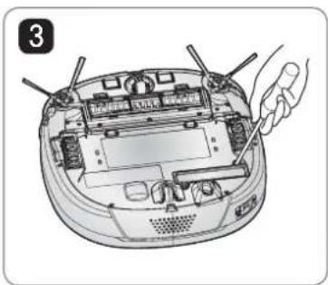 LG VR34406LV - Montage/démontage de la batterie - 5