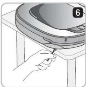 LG VR34406LV - Gestione della spazzola laterale - 6