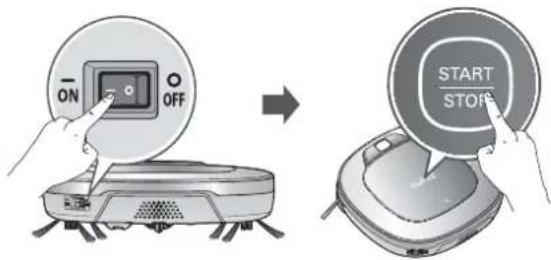 LG VR34406LV - Turn on the power supply of the Robot Cleaner. (p15) - 1
