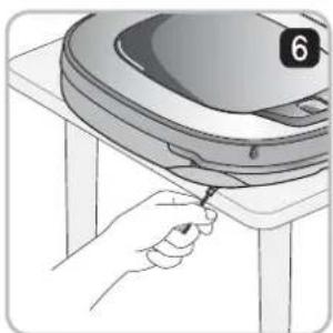 LG VR34406LV - Démontage de la rosse latérale - 6