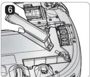 LG VR34406LV - Smontaggio/montaggio della batteria - 6