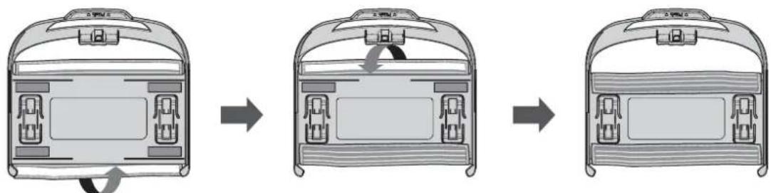 LG VR34406LV - Utilisation de la lingette microfibre (en OPTION) - 3