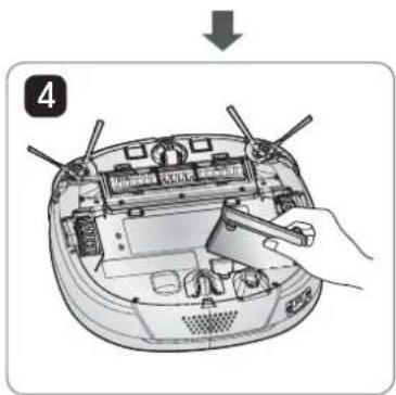 LG VR34406LV - Montage/démontage de la batterie - 10