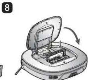 LG VR34406LV - Nettoyage du BAC à poussières - 8