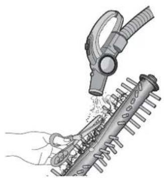 LG VR34406LV - Upon a voice message, "Please remove foreign material from the brushes on the bottom." - 7