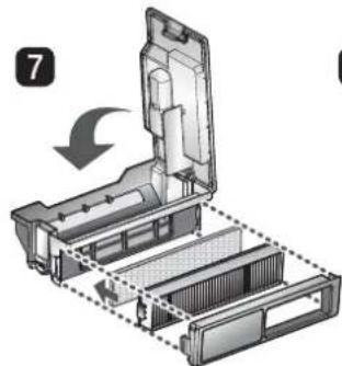 LG VR34406LV - Nettoyage du BAC à poussières - 7