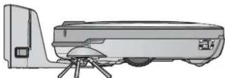 LG VR34406LV - Al messaggio vocale, "La batteria ha una carica bassa. Spostare l'HomBot sulla base di ricarica." - 2