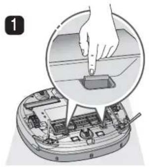 LG VR34406LV - Upon a voice message, "Please remove foreign material from the brushes on the bottom." - 1