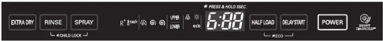 LG LDF8574ST - CONTROL PANEL - 2