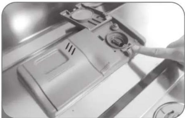 LG LDF8574ST - ADDING RINSE AID TO THE DISPENSER - 2