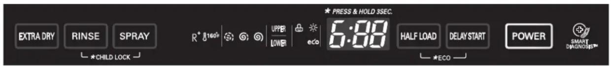 LG LDF8574ST - PANEL DE CONTROL - 2