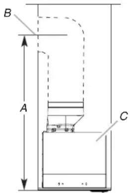 JENN-AIR UVL5430JSS - Décharge à l'extérieur, à travers le mur - 1