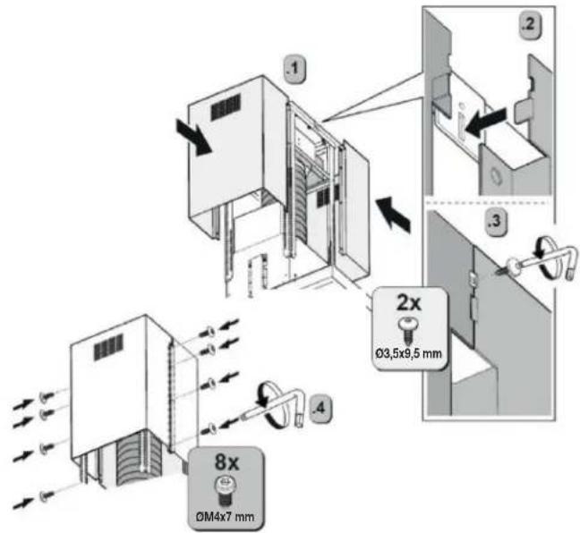 JENN-AIR JVI0636LS - Installation des cache-conduits - 1