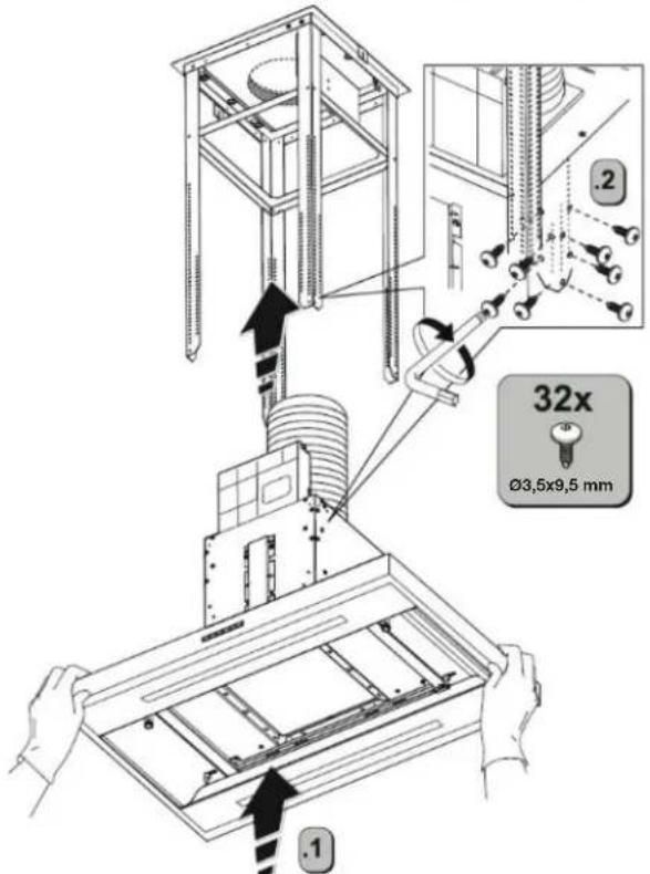 JENN-AIR JVI0636LS - Assembler et installer la hotte - 8