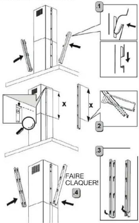JENN-AIR JVI0636LS - Installation des cache-conduits - 3